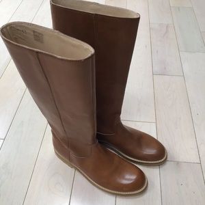 Bonpoint tall brown leather boots